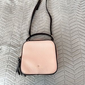Kate Spade Square Cream and Black Crossbody